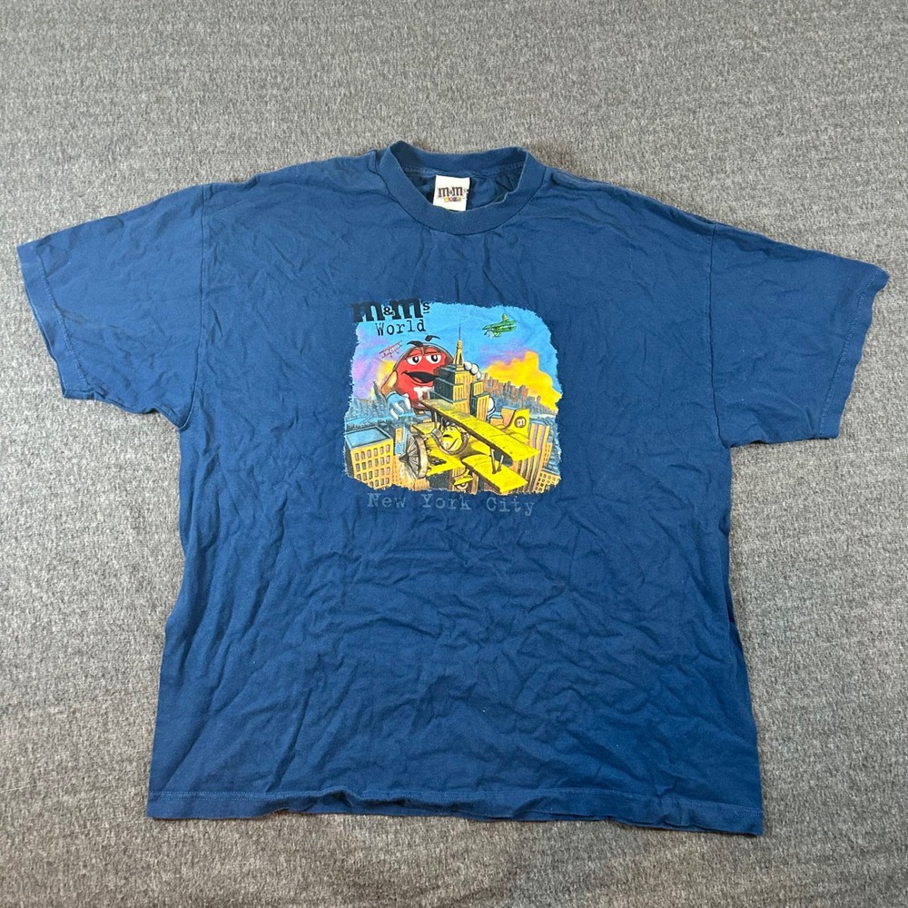 M&M's World New York City King Kong Graphic Tee Novelty T-Shirt Mens 2XL